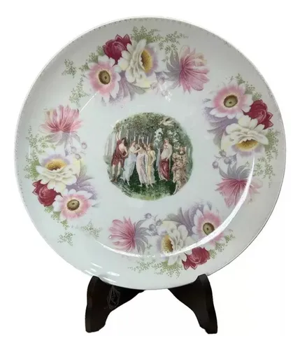 Plato Decorativo Rosenthal Con Pintura  L'aurora Guido Reni