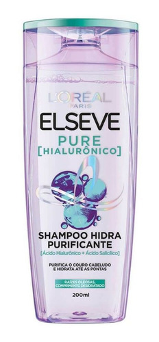 L'oréal Elseve Shampoo Pure Hialuronico 200ml