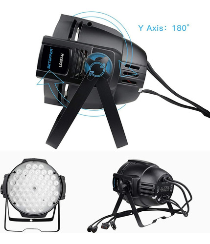 Foco Led Par 54x3w Led Rgbw Fiesta Disco Dj Dmx
