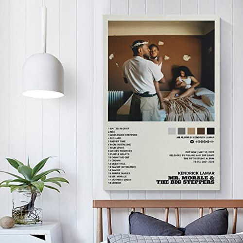Póster De Kendrick Lamar, Portada Del Álbum Mr. Moral...