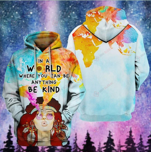 Sudadera Con Capucha Hippie You Can Be Anything