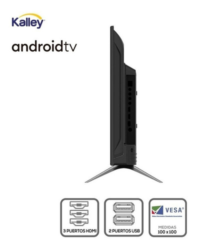 Imagen 3 de 8 de Tv Kalley 40 102 Cm Atv40fhd Fhd Led Plano Smart Tv Android