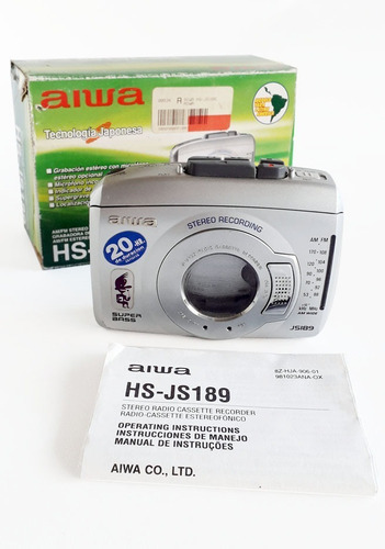 Walkman Aiwa Hs Js189 Cassette Y Am Fm Leer- No Envío - Rb (Usado)