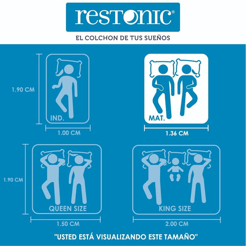 Colchón Matrimonial Restonic It