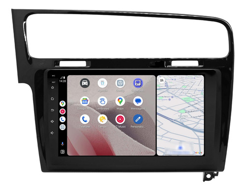 Multimidia Vw Golf Mk7 14/19 Android 14 2gb 32gb 9p Carplay