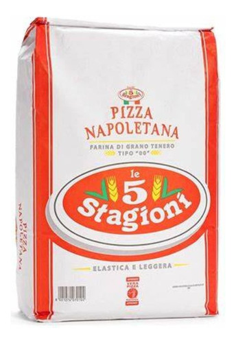 10 Kg Harina De Trigo 00 Pizza Napolitana  Le5 Stagioni 