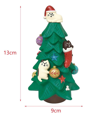 Adornos Navideños, Adorno De Árbol De Navidad Del Gato