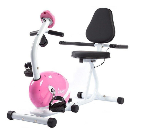 Bicicleta fija Sunny Health & Fitness P8400 horizontal color rosa