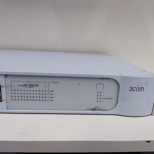 Switch Rede 3com 3c16980a 26 Portas Superstack 3 10 / 100