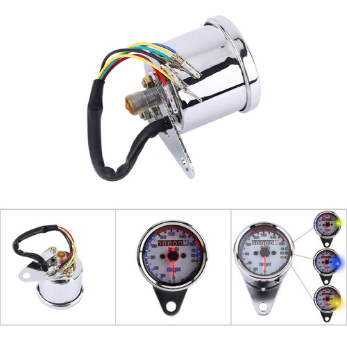 Cuentakilómetros Universal Para Motocicleta, 12 V, Velocímet