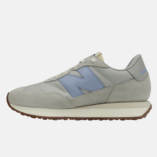 Imagem 2 de 4 de Tênis Feminino Original 237 New Balance Cinza Claro