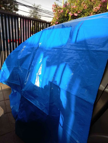 Imagen 7 de 8 de Carpa Impermeable 2x4 Azul / Lona Impermeable Filtro Uv