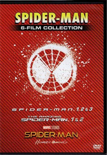 Hombre Araña Spider-man Coleccion Boxset 6 Peliculas Dvd