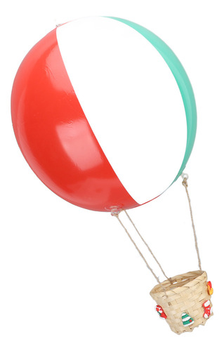 N Cesta De Ratán Modelo Hot Balloon Para Colgar En Color Pvc
