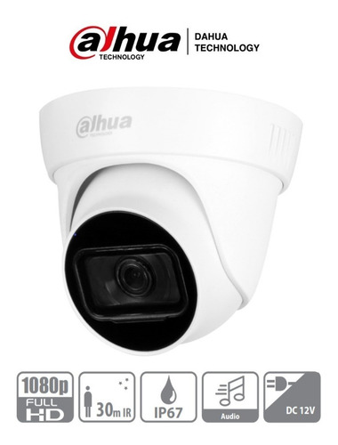 Cámara De Seguridad Dahua Hac-hdw1200tl-a Visión Nocturna Incluida Blanca