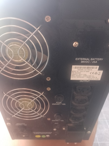 Ups Online Eaton 3kva A Reparar Sin Baterias Leer Negro (Usado)