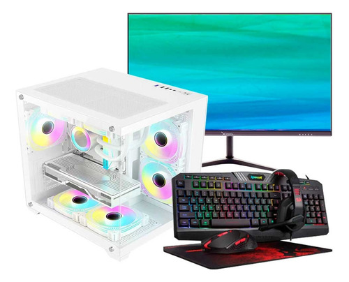 Kit Pc Gamer Monitor 27 Ryzen 5 5500 Ram32gb Ssd1tb Rtx3050