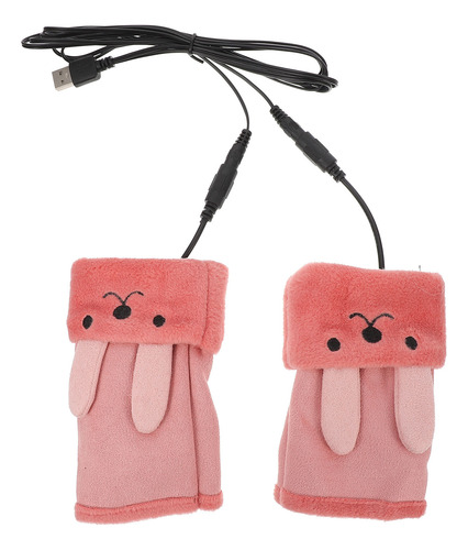 1 Par De Guantes Térmicos Usb Para Invierno Y Temperatura Co