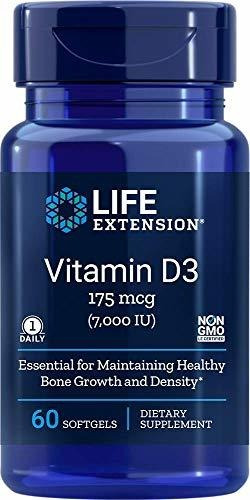 Vitamina A D3 7.000 Iu De Life Extension, 60 Softgels