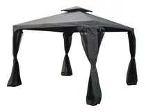 Comprar Gazebo Pergola Grande  Acero Reforzado Cortina Mosquitera
