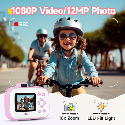 Camara Digital Instantanea Para Ninos Con Papel De Impresion