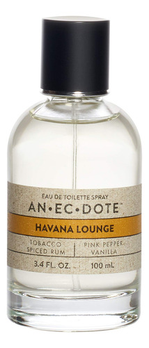 Perfume Anecdote Fragrances Havana Lounge Edt, 100 ml, para hombre