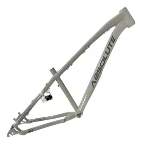 Quadro Pra Bike Absolute Brutus 3 Aro 26 Grau Freeride Cinza