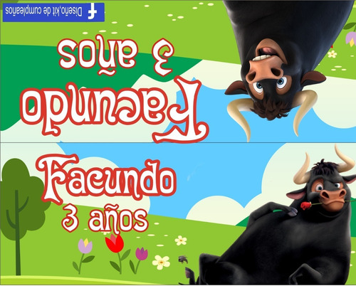 Ferdinand Kit Imprimibles Cumpleaños Personalizados