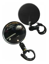Comprar Juego Espejos Rebatibles Cafe Racer Redondos Negros Universa