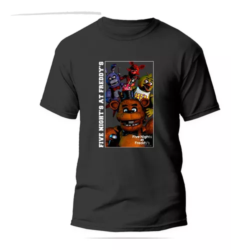 Camiseta Camisa Five Nights At Freddy Fazbear Game Fnaf 442