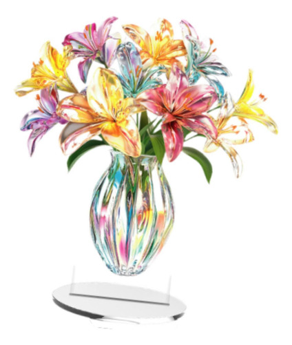 2d Flores Com Várias Coloridas Placa Placa Sign Decoração