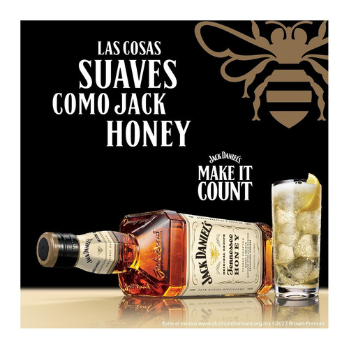 Imagen 3 de 5 de Whiskey Jack Daniels Tennessee Honey 700ml
