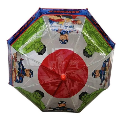 Imagen 2 de 5 de Paraguas Infantil Avengers Spiderman Licencia Oficial Sp981