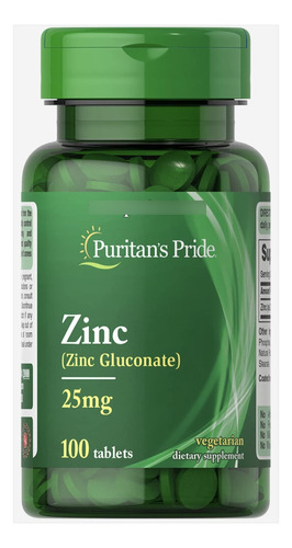 Zinc Quelado 25mg 100 Comprimidos