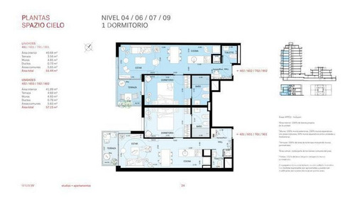 Vendo Apartamento De 1 Dormitorio Con Terraza Al Frente, Garaje Opcional, Estrena 09/2023, Pocitos