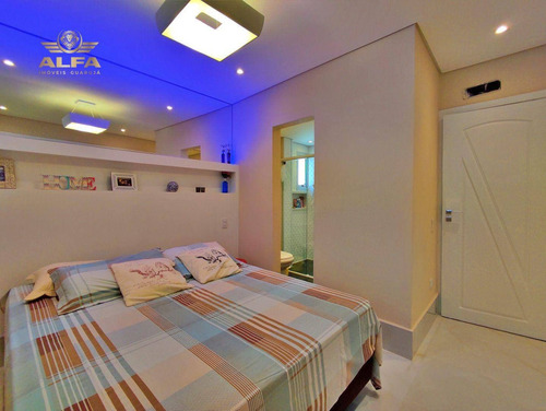 Imagem 14 de 22 de Apartamento Na Praia, 2 Dormitórios, 2 Suítes, 1 Vaga, 2 Quadras Do Mar Pitangueiras. - Ap1057