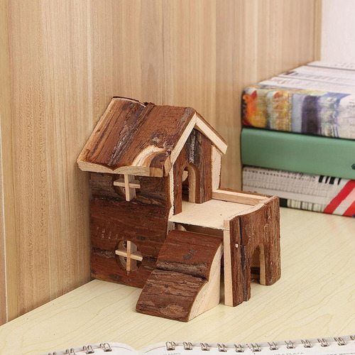 Casa De Madera Para Hámster, Casa De Madera Para Animales