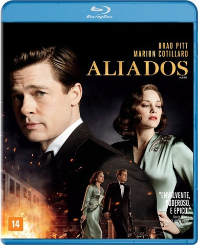 Aliados - Blu-ray - Brad Pitt - Marion Cotillard