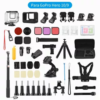 Kit De Accesorios Cámara Acción 50 En 1 Para Gopro Hero 10/9