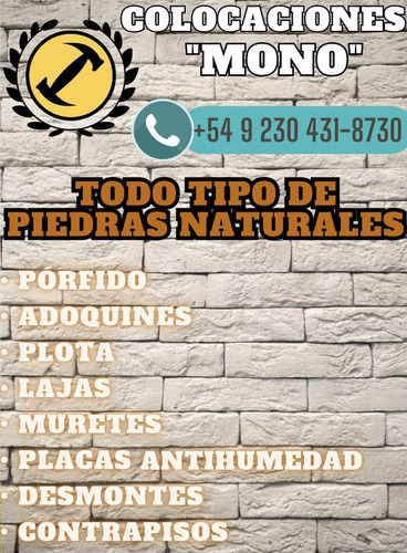 Pórfido, Adoquin Todo En Piedras Naturales Colocaciones Mono