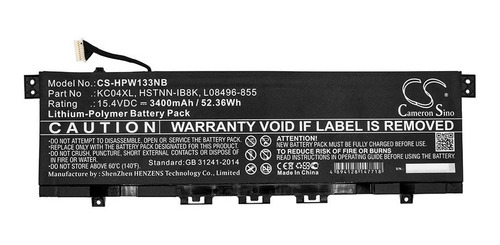 Reemplazo Para X360 Kc04xl Hstnn-ib8k Tpn-w133 Hp Envy 13