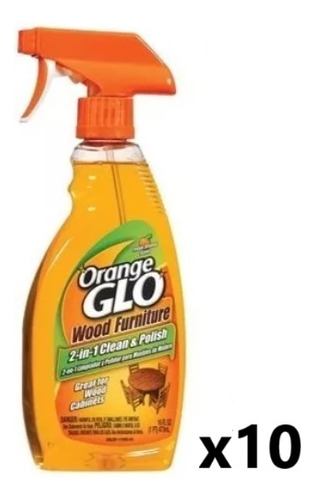 Limpiador De Madera Orange Glo 2 En 1 *importado *10 Piezas*