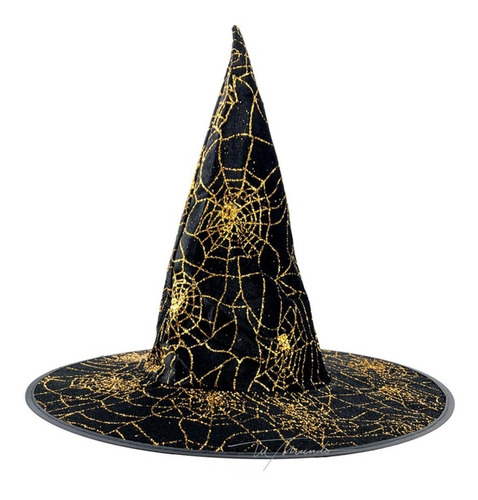Sombrero Bruja Telaraña Halloween Cotillon Disfraz