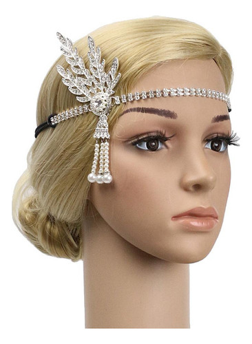 Diadema De Mujer Vintage Plata