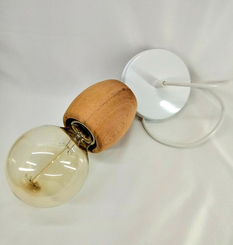 Imagen 2 de 7 de Lámpara Colgante De Techo Estilo Nordico