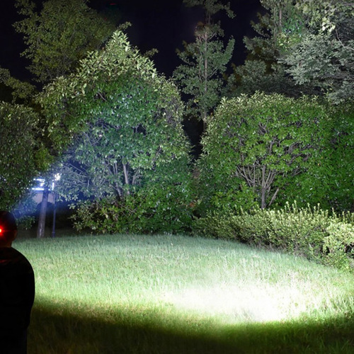 Lanterna Cabeça Triplo 3 Led Profissional Farol Recarregável Cor da lanterna Preto