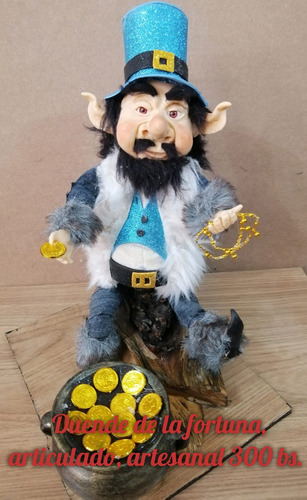 Imagen 4 de 4 de Duende Articulado Artesanal