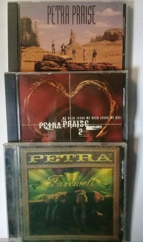 Petra - 3 Cd + 1 Dvd - Música Cristiana (Usado)