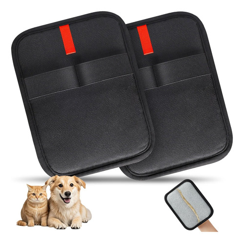 Guantes Para Eliminar El Pelo Estático Las Mascotas, 2 Uds