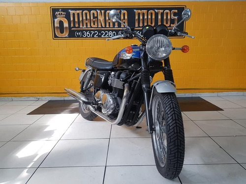 Triumph Bonneville T100 Azul - 2015 - Km 20.000 947234344